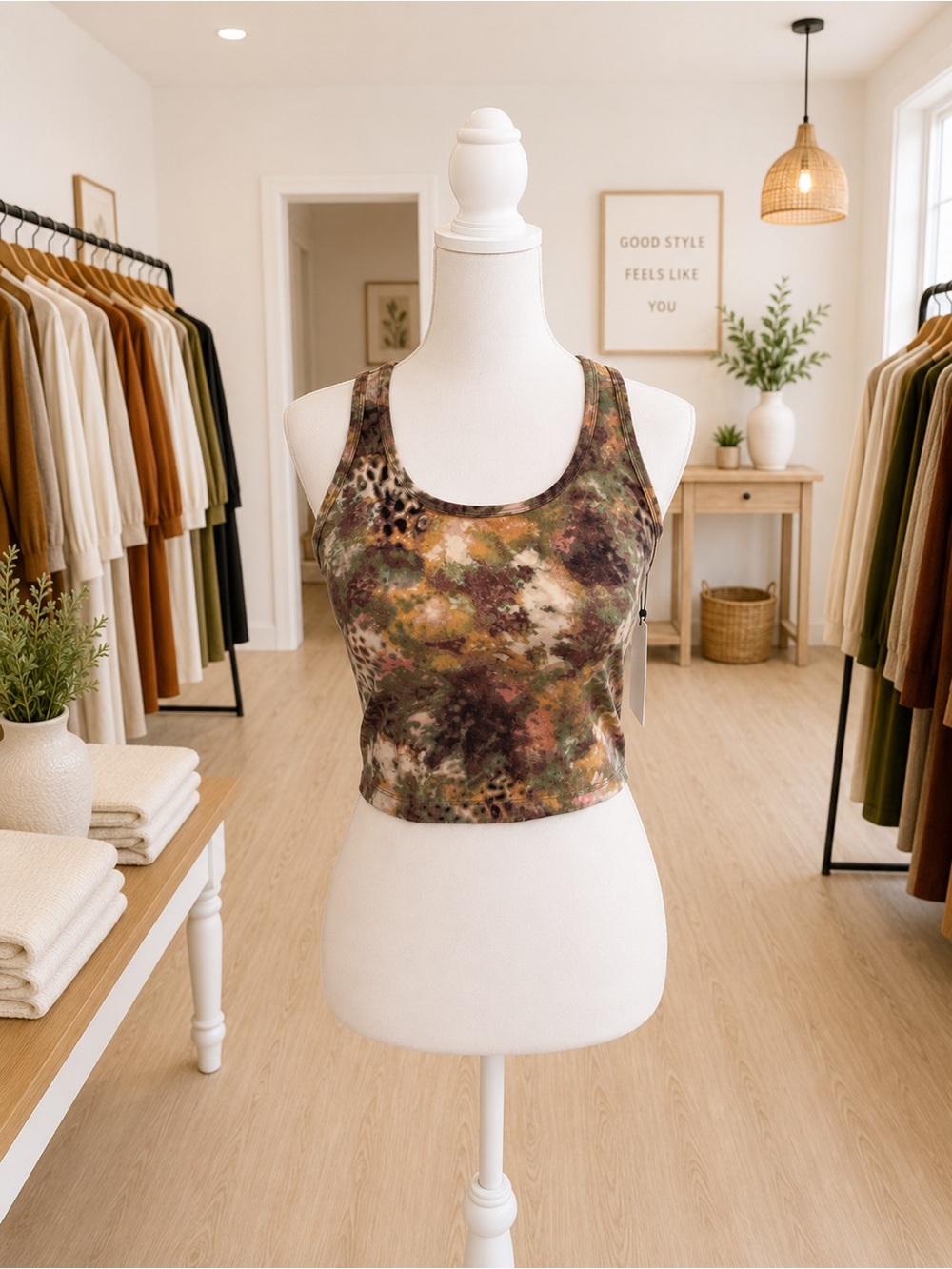 Calvin Klein Performance NWT Moisture Wicking Racerback Crop Tank Small
